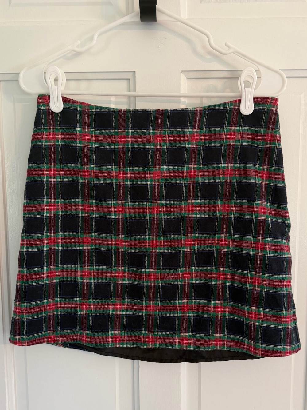 Vineyard Vines Plaid Mini Skirt Size 4 Holiday Tartan Lined Cotton‎